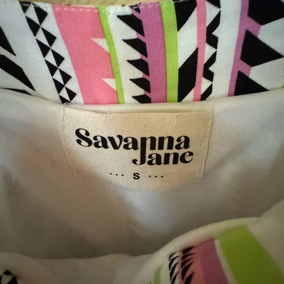 Savanna James Fun and Flirty Sun Dress Size Small EUC - Picture 2 of 5
